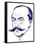 Albert Carre - caricature-Aristide Delannoy-Framed Stretched Canvas