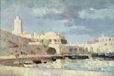 From the Boathouse, Outskirts of Rouen-Albert-Charles Lebourg-Giclee Print