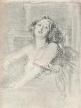 'Lithograph portrait of a woman', c1905-Albert de Belleroche-Stretched Canvas