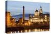 Albert Dock and Port of Liverpool Building-Massimo Borchi-Stretched Canvas