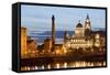 Albert Dock and Port of Liverpool Building-Massimo Borchi-Framed Stretched Canvas