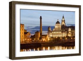 Albert Dock and Port of Liverpool Building-Massimo Borchi-Framed Photographic Print