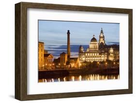 Albert Dock and Port of Liverpool Building-Massimo Borchi-Framed Photographic Print