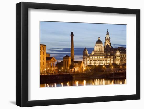 Albert Dock and Port of Liverpool Building-Massimo Borchi-Framed Photographic Print