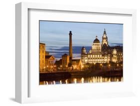 Albert Dock and Port of Liverpool Building-Massimo Borchi-Framed Photographic Print