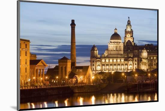 Albert Dock and Port of Liverpool Building-Massimo Borchi-Mounted Photographic Print
