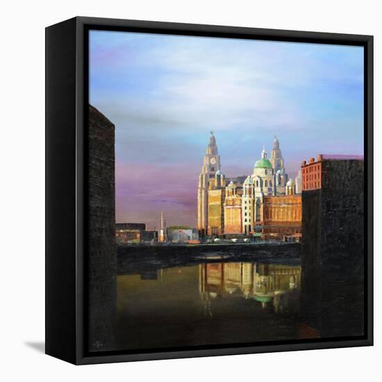 Albert Dock, Liverpool, 2008-Trevor Neal-Framed Stretched Canvas
