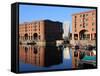 Albert Dock, Liverpool, Merseyside, England, United Kingdom, Europe-Rolf Richardson-Framed Stretched Canvas