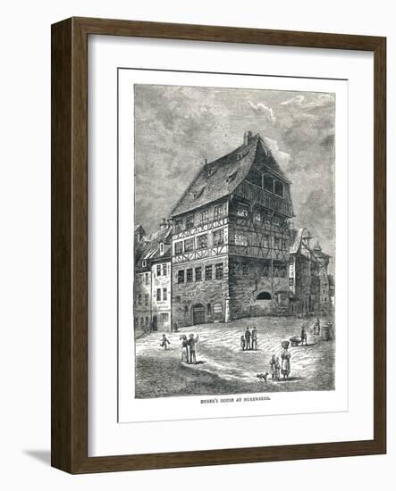 Albert Durers House, Nuremberg, Germany, 1893-null-Framed Giclee Print