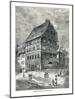 Albert Durers House, Nuremberg, Germany, 1893-null-Mounted Giclee Print