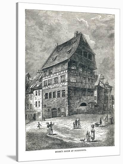 Albert Durers House, Nuremberg, Germany, 1893-null-Stretched Canvas