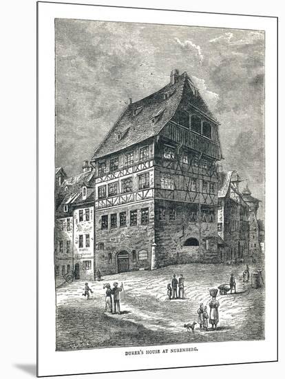 Albert Durers House, Nuremberg, Germany, 1893-null-Mounted Giclee Print