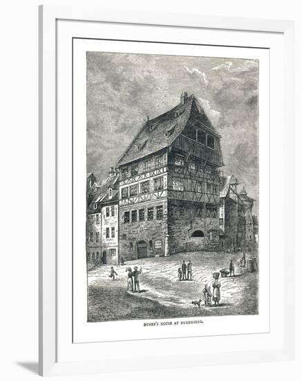 Albert Durers House, Nuremberg, Germany, 1893-null-Framed Giclee Print