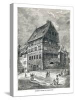 Albert Durers House, Nuremberg, Germany, 1893-null-Stretched Canvas