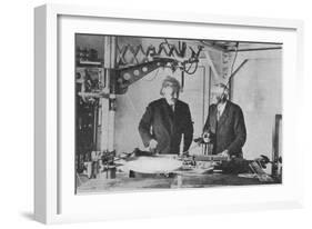 Albert Einstein (1879-195) at Mount Wilson Observatory-null-Framed Giclee Print