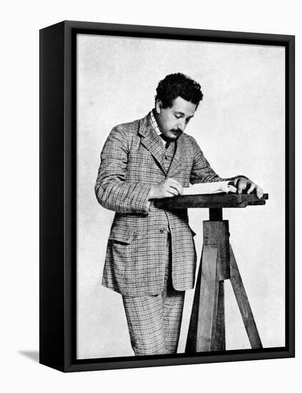 Albert Einstein (1879-195), German-Swiss Mathematician and Theoretical Physicist, 1905-null-Framed Stretched Canvas