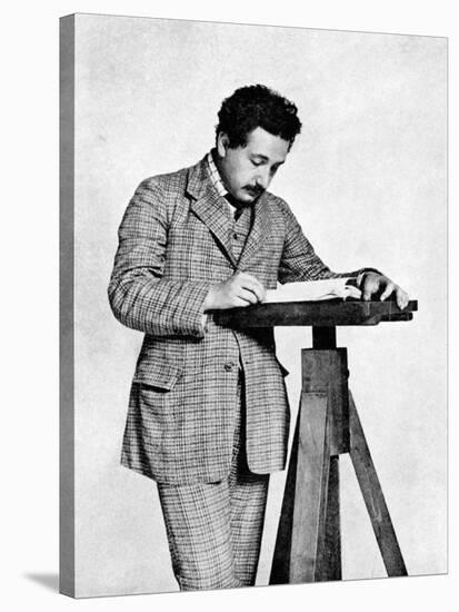 Albert Einstein (1879-195), German-Swiss Mathematician and Theoretical Physicist, 1905-null-Stretched Canvas