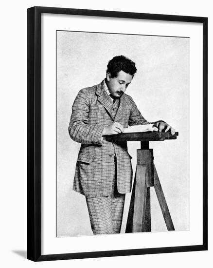 Albert Einstein (1879-195), German-Swiss Mathematician and Theoretical Physicist, 1905-null-Framed Giclee Print