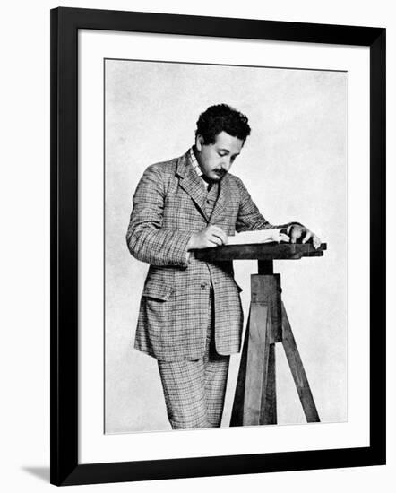 Albert Einstein (1879-195), German-Swiss Mathematician and Theoretical Physicist, 1905-null-Framed Giclee Print