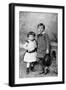 Albert Einstein, (1879-195), Theoretical Physicist, and His Sister Maja as Small Children, 1880S-null-Framed Premium Giclee Print