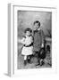 Albert Einstein, (1879-195), Theoretical Physicist, and His Sister Maja as Small Children, 1880S-null-Framed Premium Giclee Print