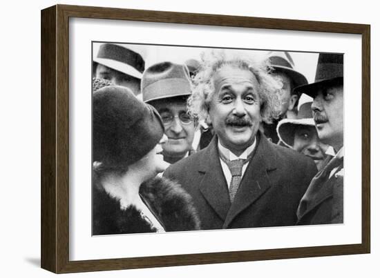 Albert Einstein (1879-1955) Physician Author of the Relative Theory and His 2nd Wife Elsa Lowenthal-null-Framed Photo