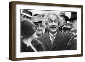 Albert Einstein (1879-1955) Physician Author of the Relative Theory and His 2nd Wife Elsa Lowenthal-null-Framed Photo