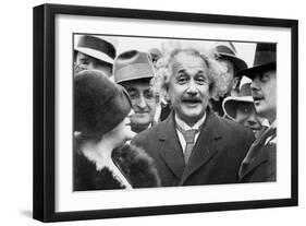 Albert Einstein (1879-1955) Physician Author of the Relative Theory and His 2nd Wife Elsa Lowenthal-null-Framed Photo