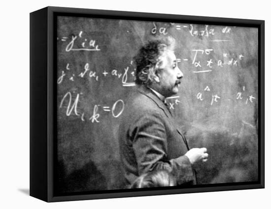 Albert Einstein (1879-1955) Swiss Physicist (German Born) C. 1930-null-Framed Stretched Canvas