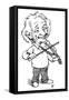 Albert Einstein (1879-1955)-null-Framed Stretched Canvas