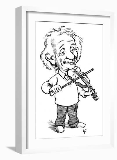 Albert Einstein (1879-1955)-null-Framed Giclee Print