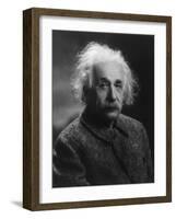 Albert Einstein, 1947-null-Framed Art Print