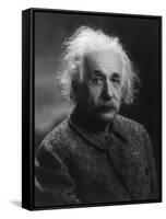 Albert Einstein, 1947-null-Framed Stretched Canvas