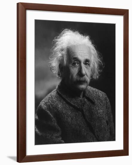 Albert Einstein, 1947-null-Framed Art Print