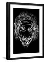 Albert Einstein 2-Octavian Mielu-Framed Art Print