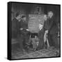 Albert Einstein and Other Physicists at Paul Ehrenfest's Home, Leyden, Netherlands-null-Framed Stretched Canvas