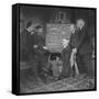 Albert Einstein and Other Physicists at Paul Ehrenfest's Home, Leyden, Netherlands-null-Framed Stretched Canvas