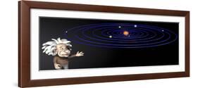 Albert Einstein, Artwork-Friedrich Saurer-Framed Photographic Print