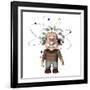 Albert Einstein, Artwork-Friedrich Saurer-Framed Photographic Print