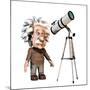 Albert Einstein, Artwork-Friedrich Saurer-Mounted Photographic Print