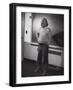 Albert Einstein at Princeton, 1940-Lucien Aigner-Framed Photographic Print