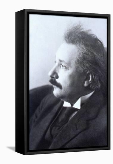 Albert Einstein, German-American Physicist-Science Source-Framed Stretched Canvas