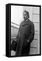 Albert Einstein, German-American Physicist-Science Source-Framed Stretched Canvas