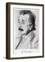 Albert Einstein German Born Physicist in 1920-null-Framed Art Print