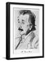 Albert Einstein German Born Physicist in 1920-null-Framed Art Print