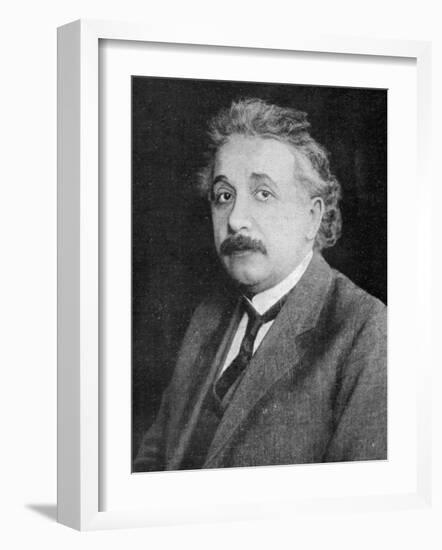 Albert Einstein German Born Physicist-null-Framed Photographic Print