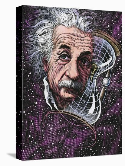 Albert Einstein, German Physicist-Bill Sanderson-Stretched Canvas