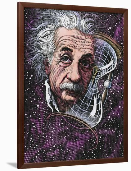 Albert Einstein, German Physicist-Bill Sanderson-Framed Photographic Print