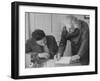 Albert Einstein, German-Swiss-American Mathematician and Physicist, with a Student-null-Framed Giclee Print