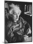 Albert Einstein, German-Swiss-American Mathematician and Physicist-null-Mounted Giclee Print